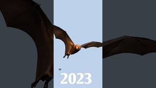 2023 Bat 🦇 VS 5000bce Bat 🦇 #shorts #ytshort #youtubeshorts #viral #mythology