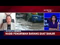 sejumlah pool terendam banjir pengiriman barang kini terganggu