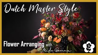 Dutch Master Painting Style Flower Arrangement by Mike Boerma