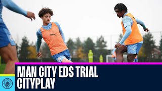 Man City EDS Players Trial CITYPLAY In Training!