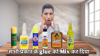 Mixing All Glue And Making Super Glue