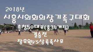 2018년 시흥시의회 의장기족구대회 초청50대부 결승전