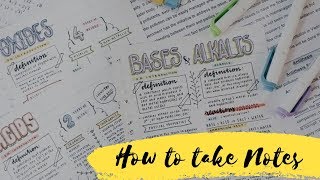 How to take Notes: The 5 best note taking methods| Tips for efficient note taking