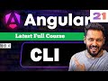 Angular 21 Tutorial in Hindi #6 Angular CLI | Command line interface tool