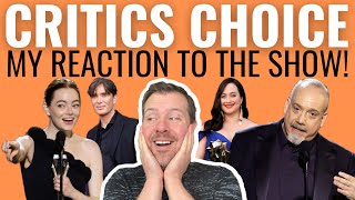 Critics Choice Awards Reaction Video 2024!
