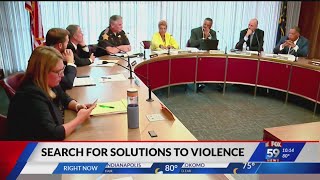 Criminal justice system leaders meet for discussion on public safety crisis