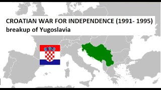 CROATIAN WAR FOR INDEPENDENCE (1991-1995) - BREAKUP OF YUGOSLAVIA Croatian perspective islam Bosnia