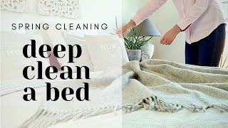 HOW TO DEEP CLEAN A BED | SPRING CLEANING | #cleanwithme @JolitaBartkus