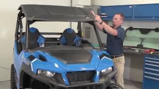 Polaris GENERAL® Tip-Out Windshield Install | Polaris Off-Road Vehicles