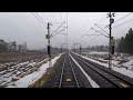 🇸🇪❄️🚂 winter intercity train driver s view linköping to gävle