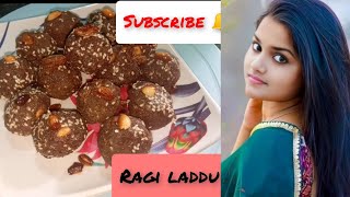 ମାଣ୍ଡିଆ ଲଡୁ//How to make ragi laddu🤔//High protein for kids#subscribe