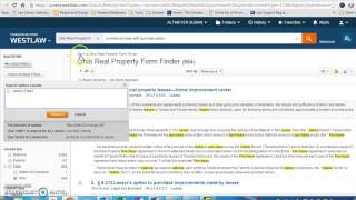 Finding Forms on Westlaw