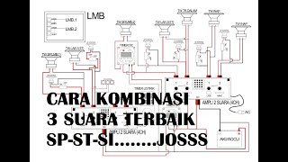 CARA MENGATUR SUARA WALET KOMBINASI 3 SUARA SP-ST-SI