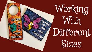 Mixed Media Art Journal Tutorial- Two Different Sizes, Two Different Substrates