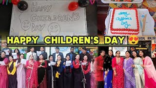 Children's day celebration at school 🏫