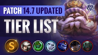 UPDATED Patch 14.7 Tier List for Season 2024 (League of Legends)