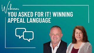 You Asked For It! Winning Appeal Language