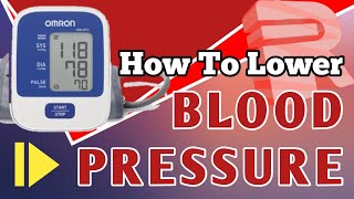 How to Lower Blood Pressure