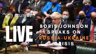 LIVE: UK Prime Minister Boris Johnson speaks after Russia recognizes two Ukraine regions