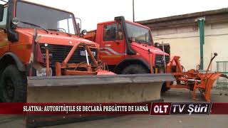 SLATINA AUTORITATILE SE DECLARA PREGATITE DE IARNA 1711