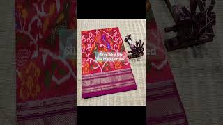 Pure Ikkat Silk Sarees