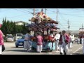 三佐・野坂神社春季大祭2017　宵山　ご巡幸