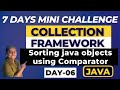 Master the Collection Framework in 7 days -  Sort the ArrayList using Comparator