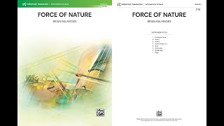 Force of Nature, by Brian Balmages – Score & Sound