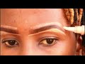 gusiga tiro neza byoroshye muri 4min utagira ibitsicye simple eyebrows tutorial for no brows