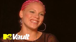 Pink On How She Made A Name For Herself In The Music Industry | MTV Vault