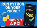How to Code Python on Android Using Pydroid 3 — No PC Needed!, tutorial