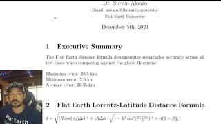 Debunking Final Experiment Flat Earth Submission by Steven Alonso