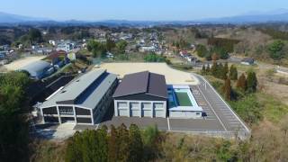 空撮　故郷の映像　豊後大野市立　清川中学校