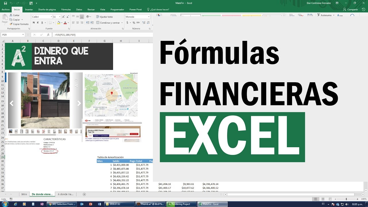 Introducción Sencilla A Fórmulas Financieras En Excel: Parte 1 - Como ...