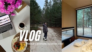 VLOG // Річниця з хлопцем, будинок у лісі, мої вихідні