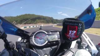 岡山国際サーキット　2016年8月12日　2B　GSX-R1000K9 ＆GoPro