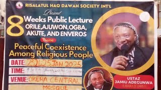 USTAZJAMIU/ FRIDAY LECTURE AT OKE IRA