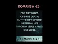 ROMANS  6 - 23