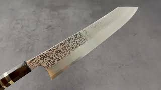 Tadokoro Makoto Ginsan Kiritsuke-Gyuto Damascus,Mirror 270mm