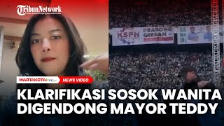 Klarifikasi Sosok Wanita yang Digendong Ajudan Prabowo Mayor Teddy