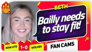 BETH! BRUNO AND RASHFORD CARRYING UNITED! Manchester United 1-0 Wolves Fan Cam