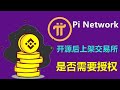 Pi Network是否是会上交易所？开源后需要授权还是不需要？币安是否看好PI？