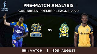 Barbados Tridents vs St Lucia Zouks |CPL 2020 19th Match  | Pre Match Analysis
