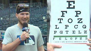 Danny Jansen takes vision test with CFBBQ