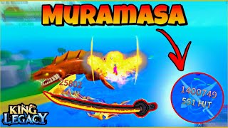 Muramasa is DANGEROUS Vs Sea King! | King Legacy 3.5