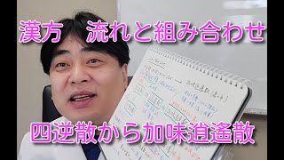 漢方の流れと組み合わせ（四逆散〜加味逍遙散）について