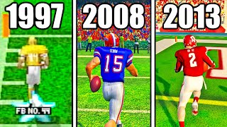 Scoring a Touchdown on EVERY NCAA Football Game EVER!