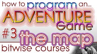 Learn to Program an Adventure Game - 3: how to create a map