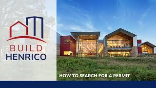 Build Henrico - How to Search for a Permit