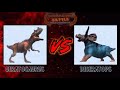 A quick sound test: Ceratosaurus vs diceratops